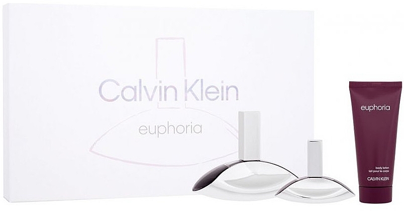 Calvin Klein Euphoria - Zestaw (edp/100ml + edp/30ml + b/l100ml) — Zdjęcie N1