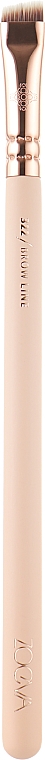 Pędzel do brwi - Zoeva 322 Brow Line Rose Golden — Zdjęcie N1