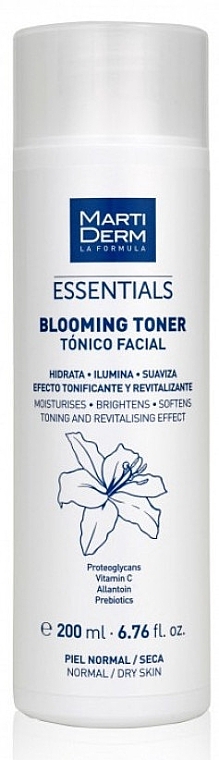 Tonik do skóry normalnej i suchej - MartiDerm Essentials Blooming Toner — Zdjęcie N1