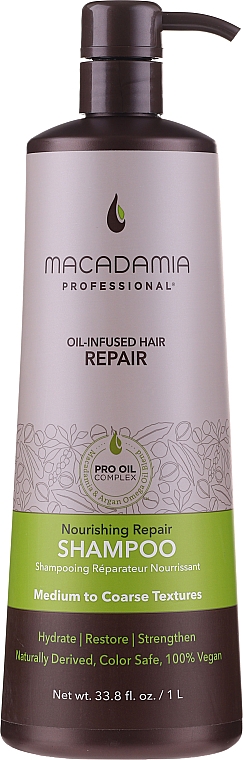 Odżywczy i rewitalizujący szampon do włosów - Macadamia Professional Nourishing Repair Shampoo — Zdjęcie N1