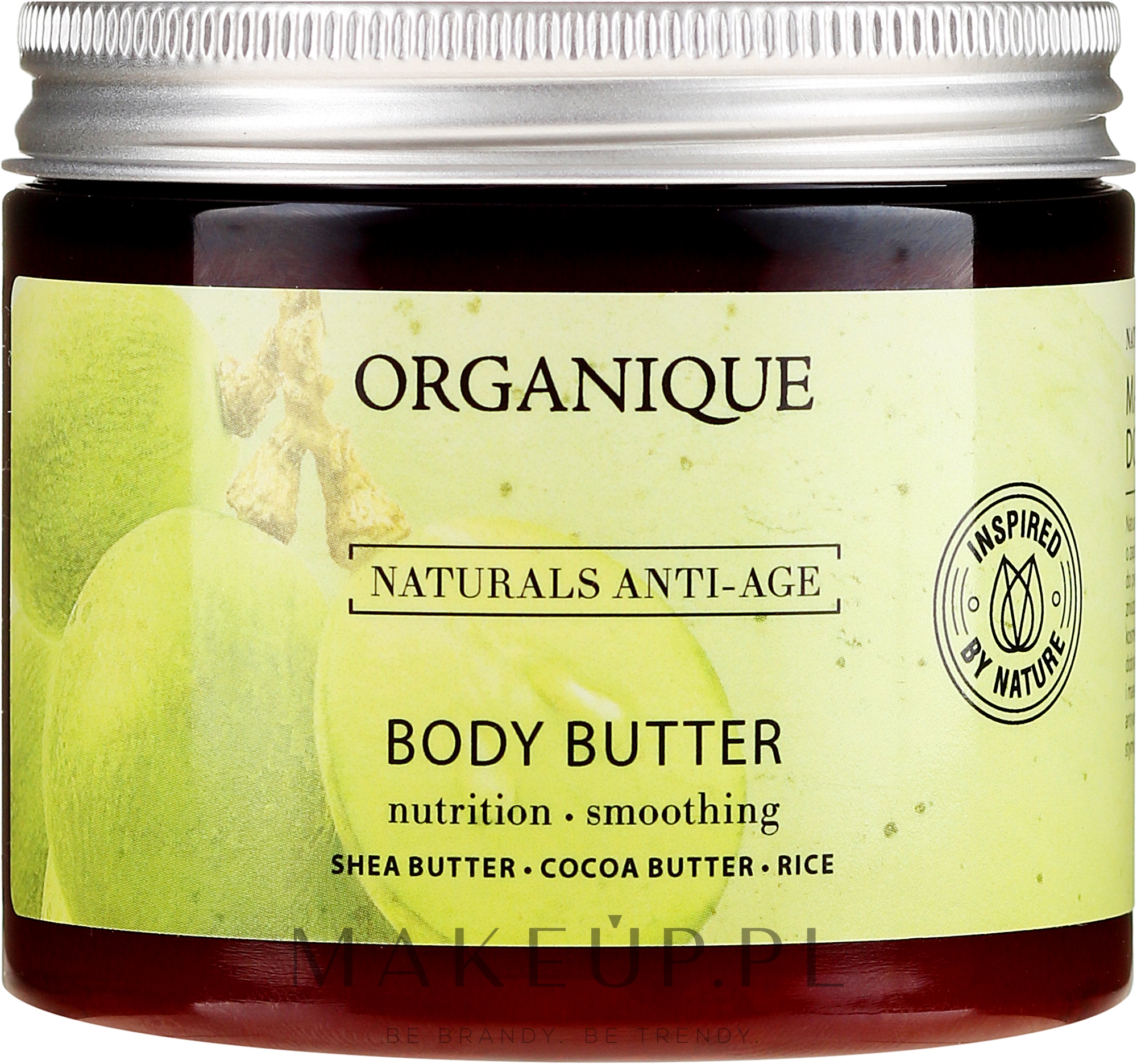 Przeciwstarzeniowe odżywcze masło wygładzające do ciała - Organique Naturals Anti-Aging Body Butter — Zdjęcie 200 ml