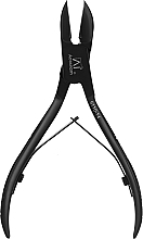 Obcinacz do paznokci - Accuram Instruments Nail Nipper Black Chrome Plated 10cm, 12cm — Zdjęcie N1