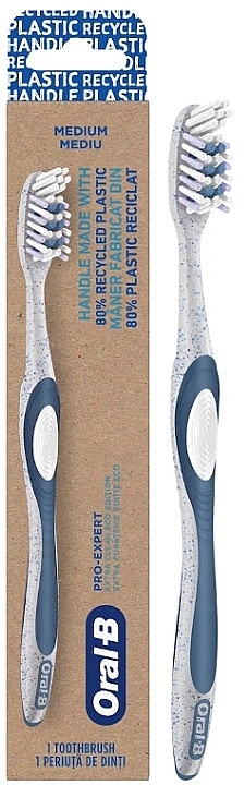 Szczoteczka do zębów, niebieska - Oral-B Pro-Expert Extra Clean Eco Edition Medium  — Zdjęcie N1