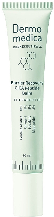 Rewitalizujący peptydowy balsam do twarzy - Dermomedica Therapeutic Barrier Recovery CICA Peptide Balm — Zdjęcie N1