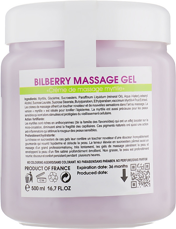 Żel do masażu z olejkiem jagodowym - Biotonale Bilberry Massage Gel — Zdjęcie N6