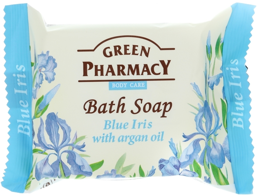 Mydło kosmetyczne Niebieski irys i olej arganowy - Green Pharmacy — Zdjęcie N1