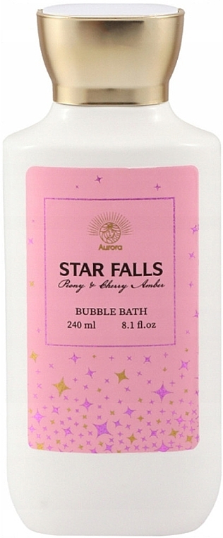 Zestaw - Aurora Star Falls Peony And Cherry (scrub/240ml + bubble/bath/240ml + b/mist/150ml) — Zdjęcie N4