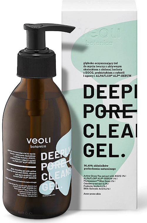 Żel myjący do twarzy - Veoli Botanica Deeply Pore Cleansing Gel — Zdjęcie N1