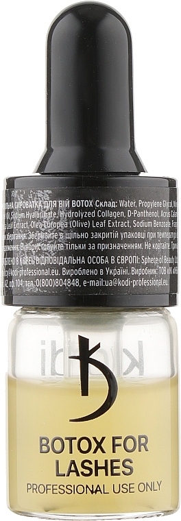 Odżywcze serum do rzęs Botoks - Kodi Professional Botox For Lashes — Zdjęcie N1