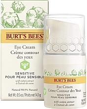 Krem do wrażliwej skóry wokół oczu - Burt's Bees Sensitive Eye Cream — Zdjęcie N2