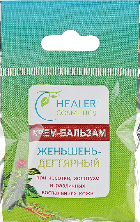 Balsam z żeń-szeniem na świerzb, zażółcenia i stany zapalne skóry - Healer Cosmetics — Zdjęcie N1