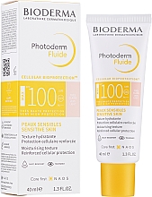 Fluid z filtrem do twarzy - Bioderma Photoderm Fluide Max SPF100+ — Zdjęcie N6