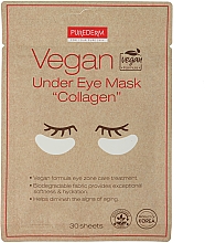 Kup Wegańskie płatki pod oczy z kolagenem  - Purederm Vegan Under Eye Mask "Collagen"