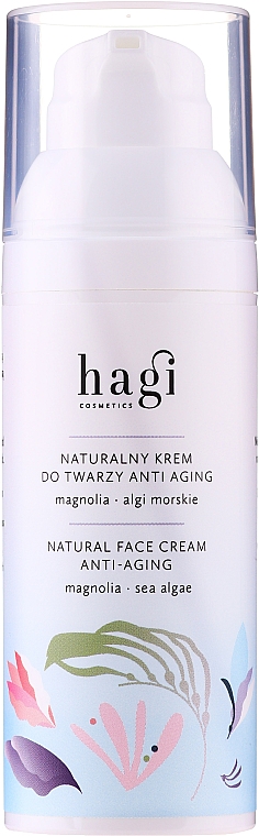 Naturalny krem anti aging - Hagi Natural Face Cream Anti-aging — Zdjęcie N3