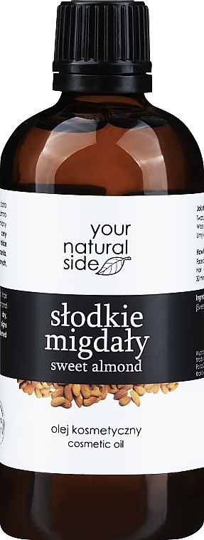 PRZECENA! 100% naturalny olej ze słodkich migdałów - Your Natural Side Oil * — Zdjęcie N1