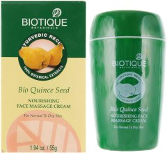 Kup Odżywczy krem do masażu twarzy Bionasiona pigwy - Biotique Bio Quince Seed Face Massage Cream