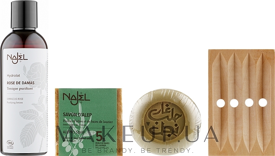 Zestaw - Najel (soap/190g + soap/100g + water/200ml + soap/dish/1pie)  — Zdjęcie N1