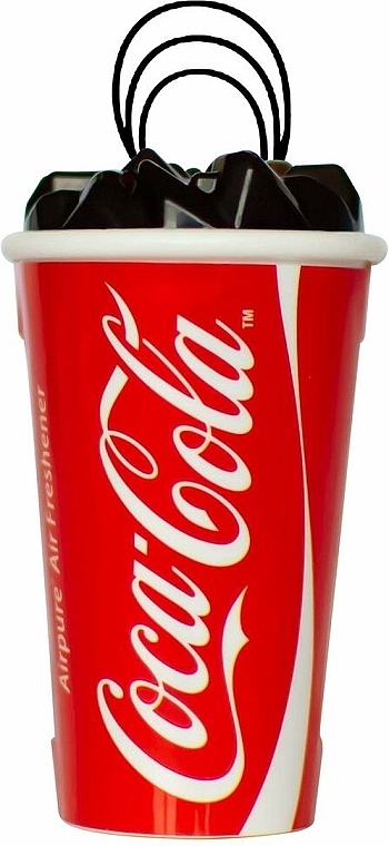 Odświeżacz powietrza do samochodu Coca-Cola - Airpure Car Air Freshener Coca-Cola 3D Original — Zdjęcie N3