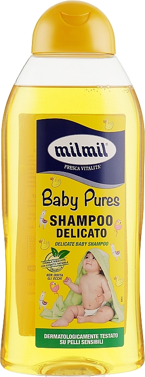 PRZECENA! Delikatny szampon dla dzieci z wyciągiem z rumianku - Mil Mil Delicate Baby Shampoo * — Zdjęcie N1