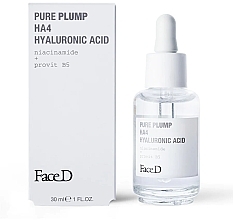 Serum do twarzy z kwasem hialuronowym - FaceD Pure Plump HA4 Hyaluronic Acid — Zdjęcie N2
