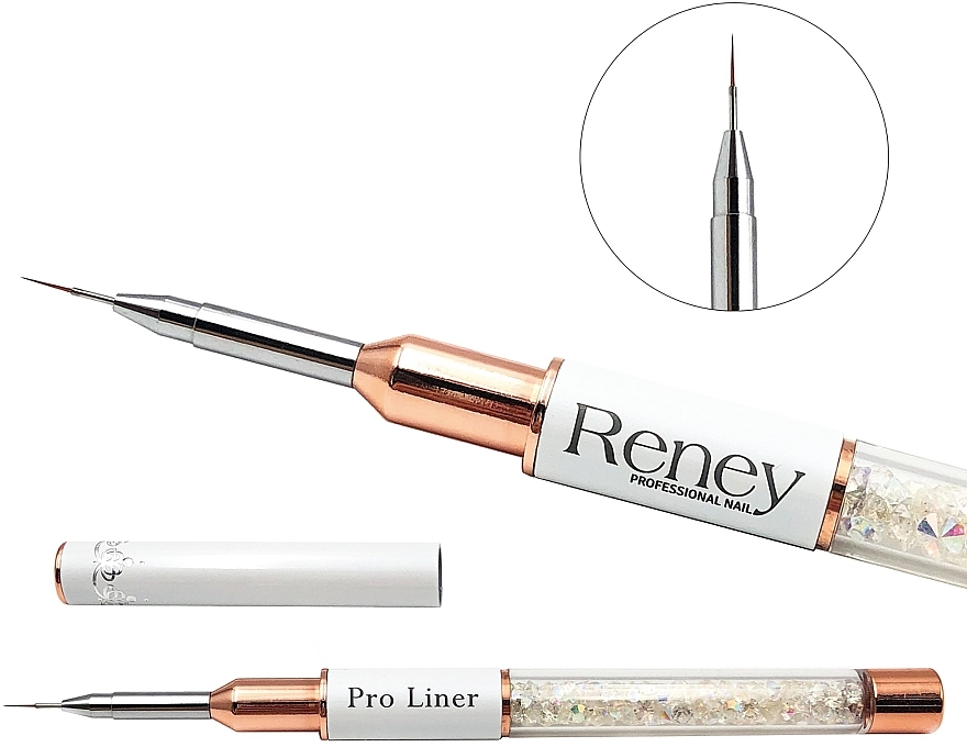 Pędzelek do zdobienia paznokci - Reney Cosmetics Pro Liner AN00 — Zdjęcie N1