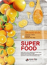 PREZENT! Maska w płachcie - Eyenlip Super Food Orange Mask — Zdjęcie N1