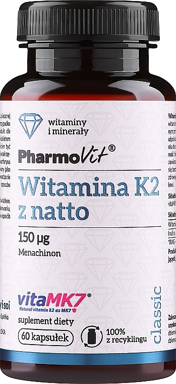 Suplement diety Witamina K2 - PharmoVit  — Zdjęcie N1