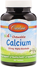 Kup Żelki z wapniem dla dzieci - Carlson Labs Kid's Chewable Calcium