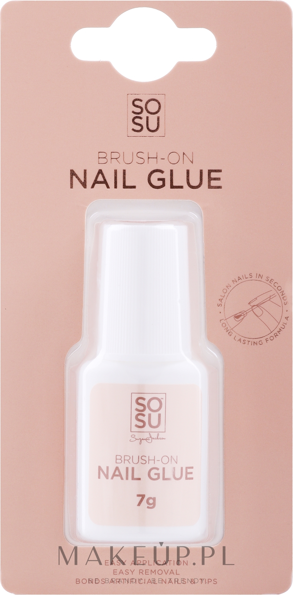Klej do sztucznych paznokci - Sosu by SJ Brush-On Nail Glue — Zdjęcie 7 ml
