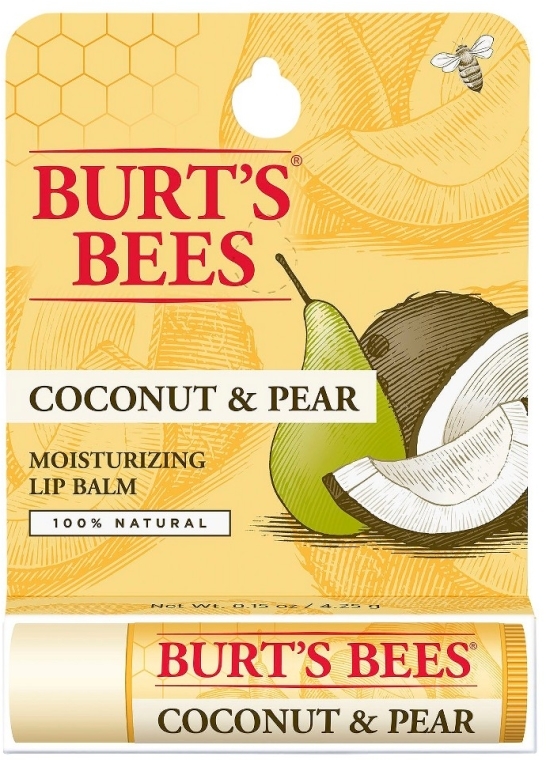 Balsam do ust - Burt's Bees Pear & Coconut Hydrating Lip Balm