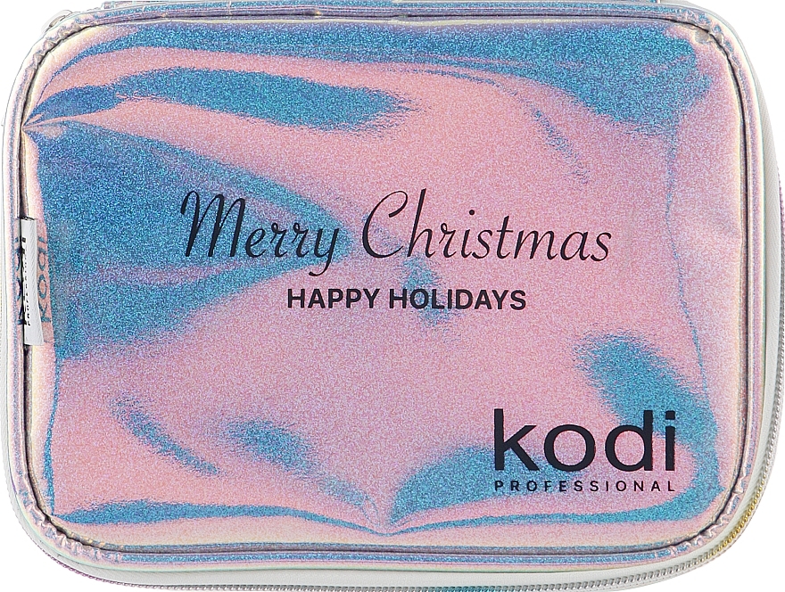 Kosmetyczka Merry Christmas, hologram - Kodi Professional — Zdjęcie N1