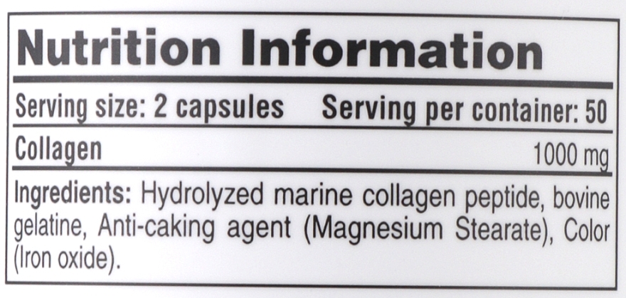 Kapsułki z kolagenem morskim - Pure Gold Marine Hydrolyzed Collagen — Zdjęcie N2