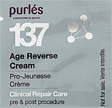 Odmładzający krem do twarzy - Purles Clinical Repair Care 137 Age Reverse Cream (próbka) — Zdjęcie N1