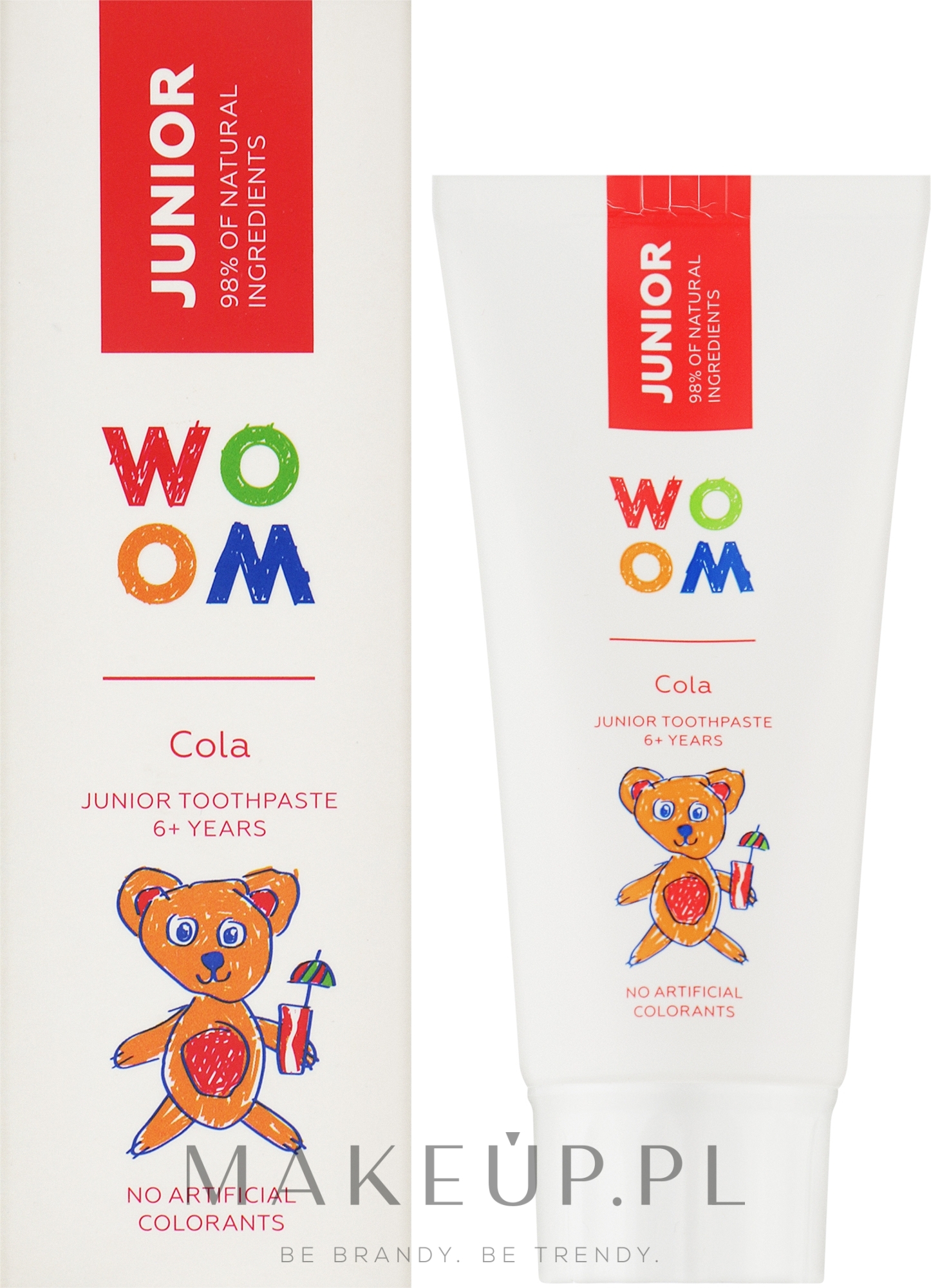 Pasta do zębów dla dzieci - Woom Junior Cola Toothpaste — Zdjęcie 50 ml