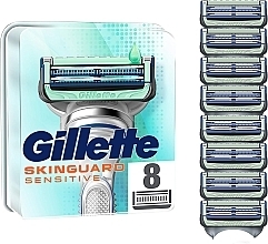 Wymienne wkłady do golenia z aloesem, 8 szt. - Gillette SkinGuard Sensitive — Zdjęcie N1