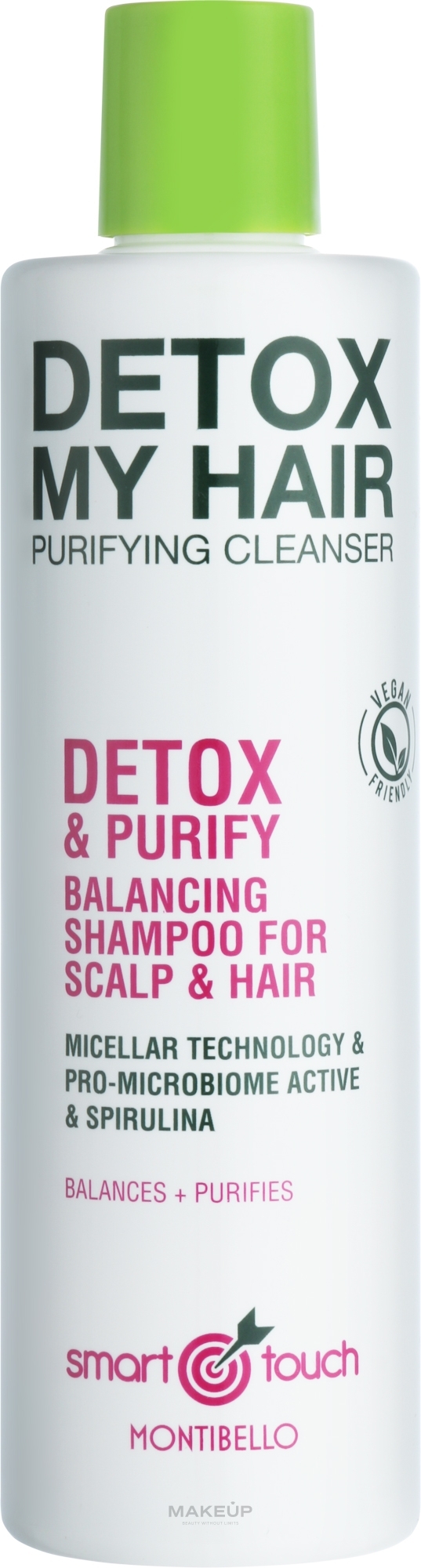 Micelarny szampon do włosów - Montibello Smart Touch Detox My Hair Shampoo — Zdjęcie 300 ml