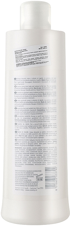Szampon zwiększający objętość włosów - Vitality's Intensive Aqua Volumising Shampoo — Zdjęcie N4