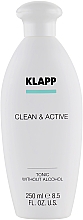 Tonik do twarzy bez alkoholu - Klapp Clean & Active Tonic without Alcohol — Zdjęcie N3