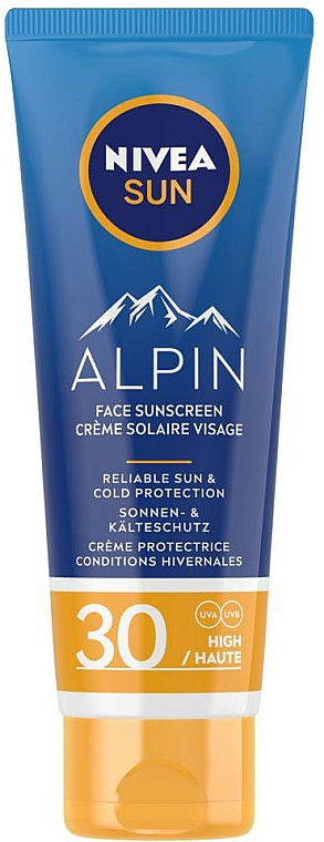 Ochronny krem do twarzy SPF 30 - Nivea Sun Alpin Sun Cream for Face SPF 30+ — фото N1