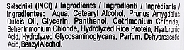 Nawilżająca odżywka z olejem ze słodkich migdałów i kwasem hialuronowym - Nacomi Natural Almond Oil Conditioner — Zdjęcie N3