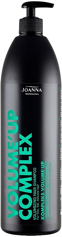Szampon nadający objętość włosom cienkim, płaskim, delikatnym z kompleksem volume'up - Joanna Professional Volume'up Complex Volumizing Hair Shampoo — Zdjęcie N2