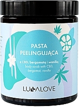 Kup Pasta peelingująca z CBD, wanilią i bergamotą - Lullalove Body Scrub With CBD, Bergamot & Vanilla