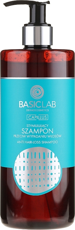 PRZECENA! Stymulujący szampon na wypadanie włosów - BasicLab Dermocosmetics Capillus * — Zdjęcie N4