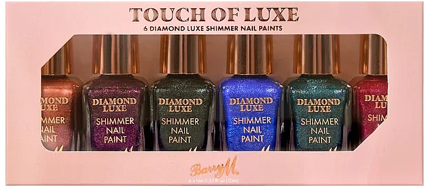 Zestaw lakierów do paznokci - Barry M Touch of Luxe Nail Paint Gift Set (nail/paint/6x10ml) — Zdjęcie N1