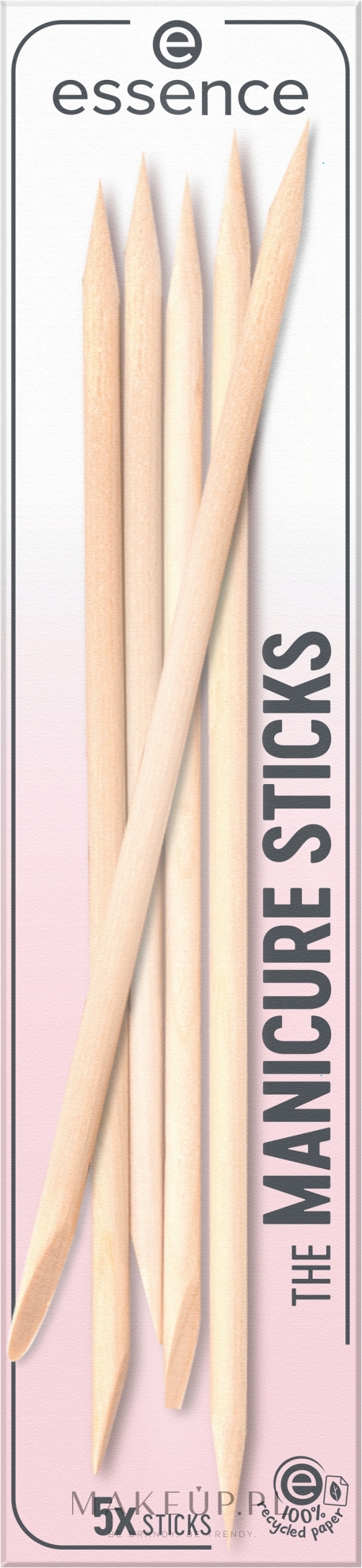 Patyczki pomarańczowe, 5 szt. - Essence Nail Care The Manicure Sticks — Zdjęcie 5 szt.