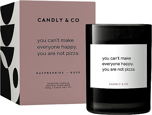 Świeca zapachowa - Candly & Co No.7 You Can't Make Everyone Happy, You Are Not Pizza Scented Candle — Zdjęcie N1