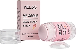 PRZECENA! Glinkowa maska w sztyfcie do twarzy Lody - Melao Ice Cream Clay Mask Stick * — Zdjęcie N3