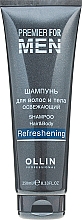 Kup Odświeżający szampon do włosów i ciała - Ollin Professional Premier For Men Shampoo Hair&Body Refreshening