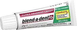 Krem do mocowania protez - Blend-A-Dent Super Adhesive Cream Neutral Complete  — Zdjęcie N4