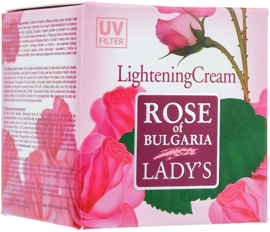 Krem do twarzy rozjaśniający przebarwienia - BioFresh Rose of Bulgaria Lightening Cream — Zdjęcie N2